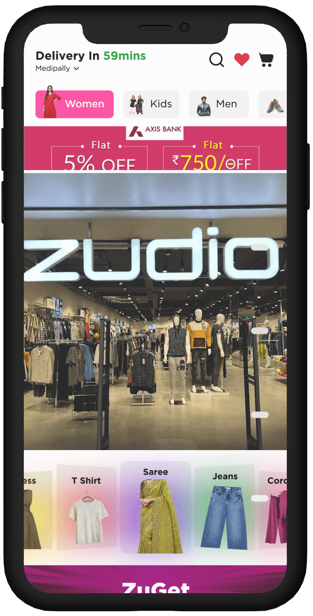 Fashion banner showcasing latest collection