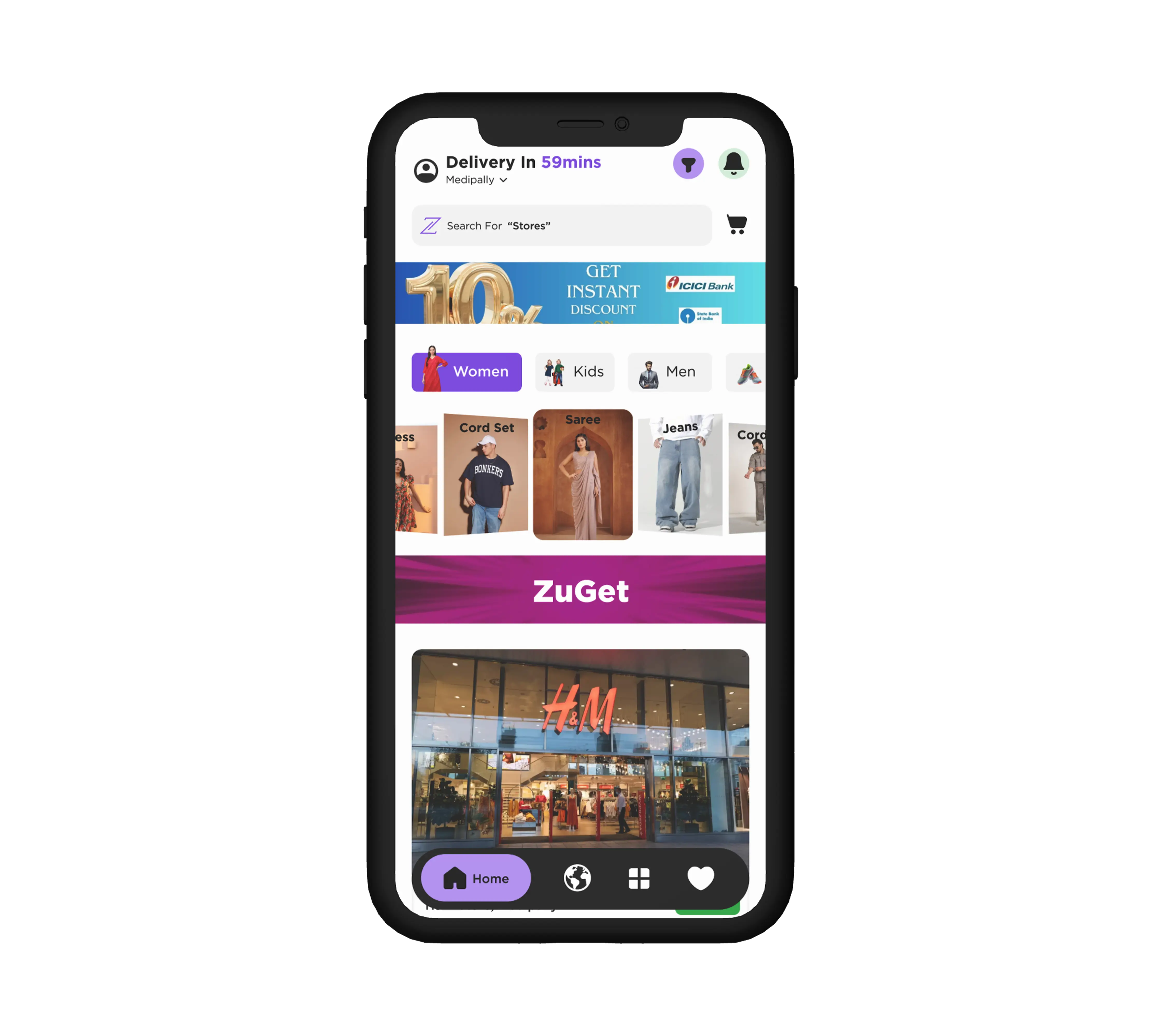 Fashion banner showcasing latest collection